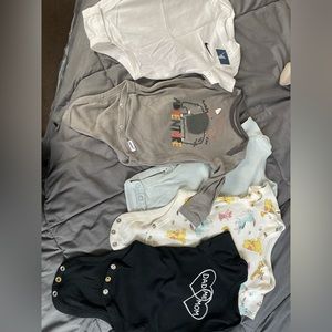Baby boy onesies 0-3 months and 3 months